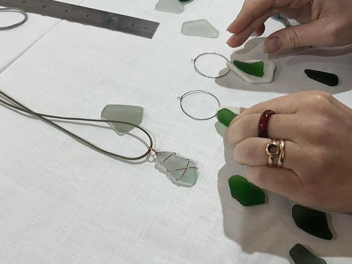 Sea Glass Jewellery workshop