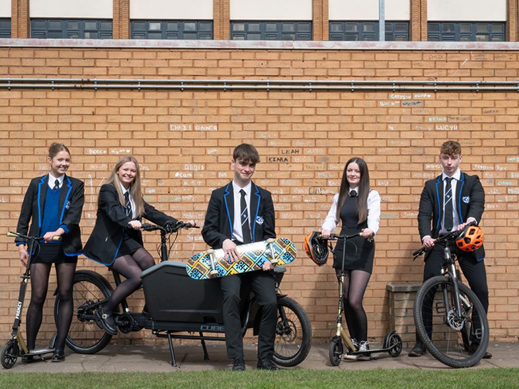 Charity celebrates five years of school active travel hubs