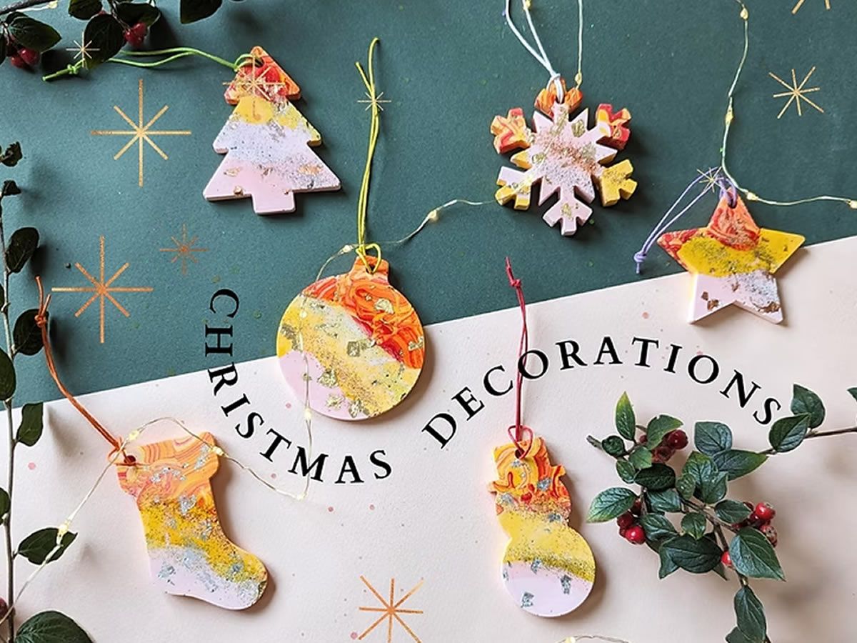 Christmas Decorations - Eco Resin Craft Workshop