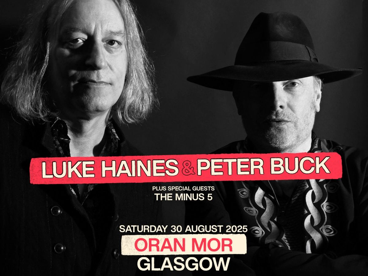 Luke Haines & Peter Buck