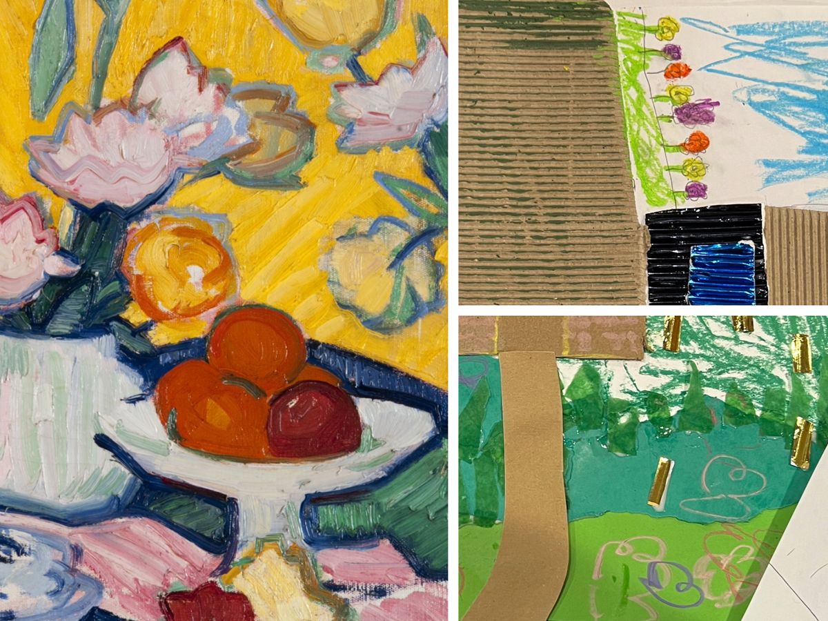 Family Workshop: Still Life Collaging