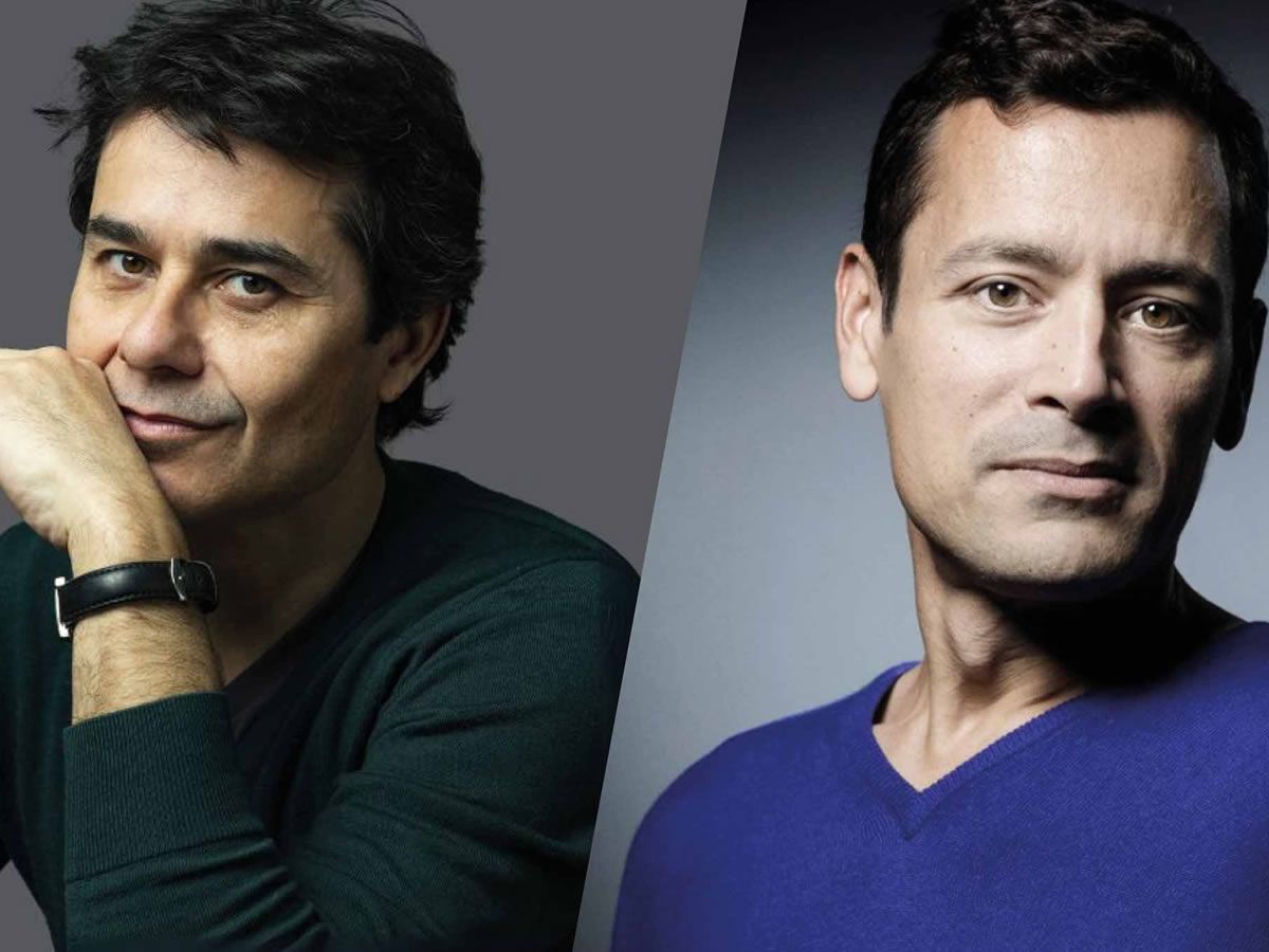 Meet the authors Laurent Binet and Jean-Baptiste Andréa