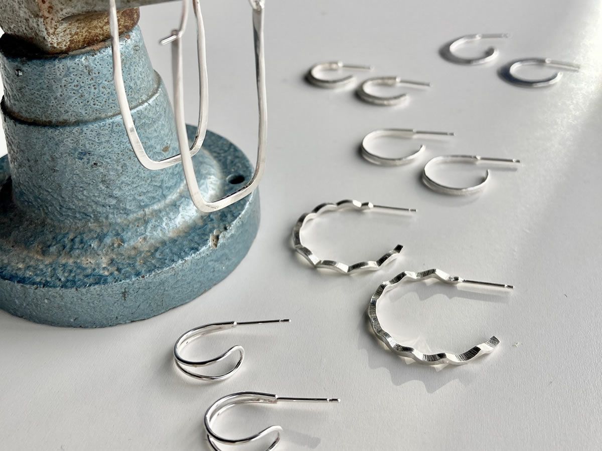 Silver Hoop Earrings