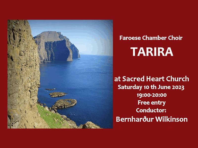 Faroese Chamber Choir TARIRA at the Sacred Heart Jesuit Church