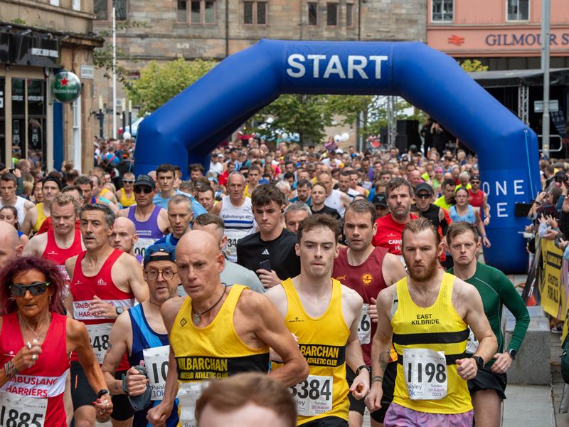 Record numbers take part in Paisley 10k and Fun Run