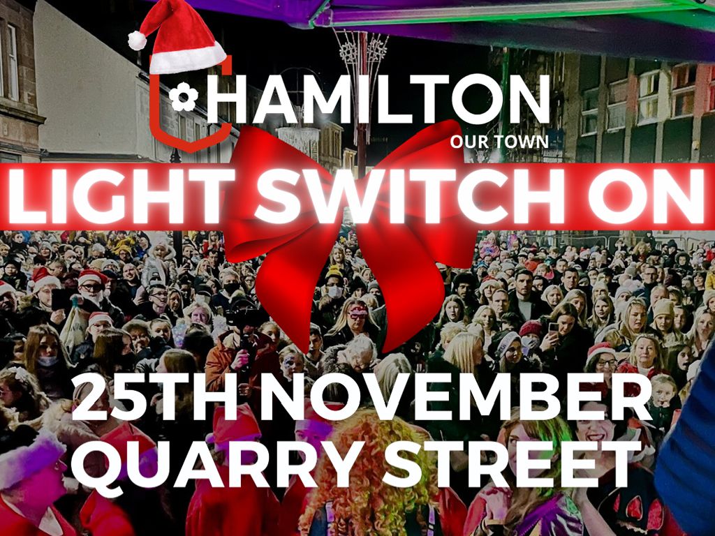 Hamilton Christmas Lights Switch On