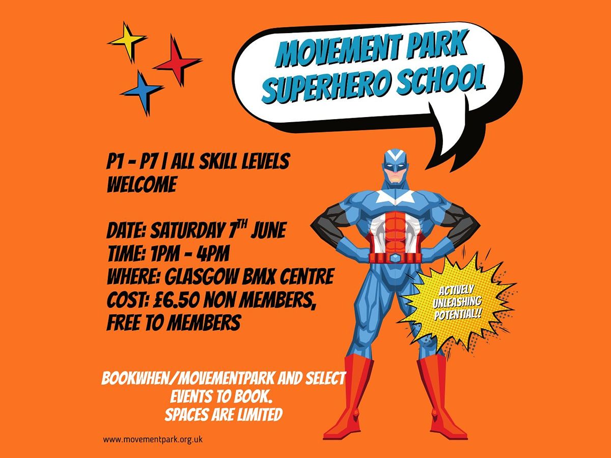 Join the Movement Park Superhero School!