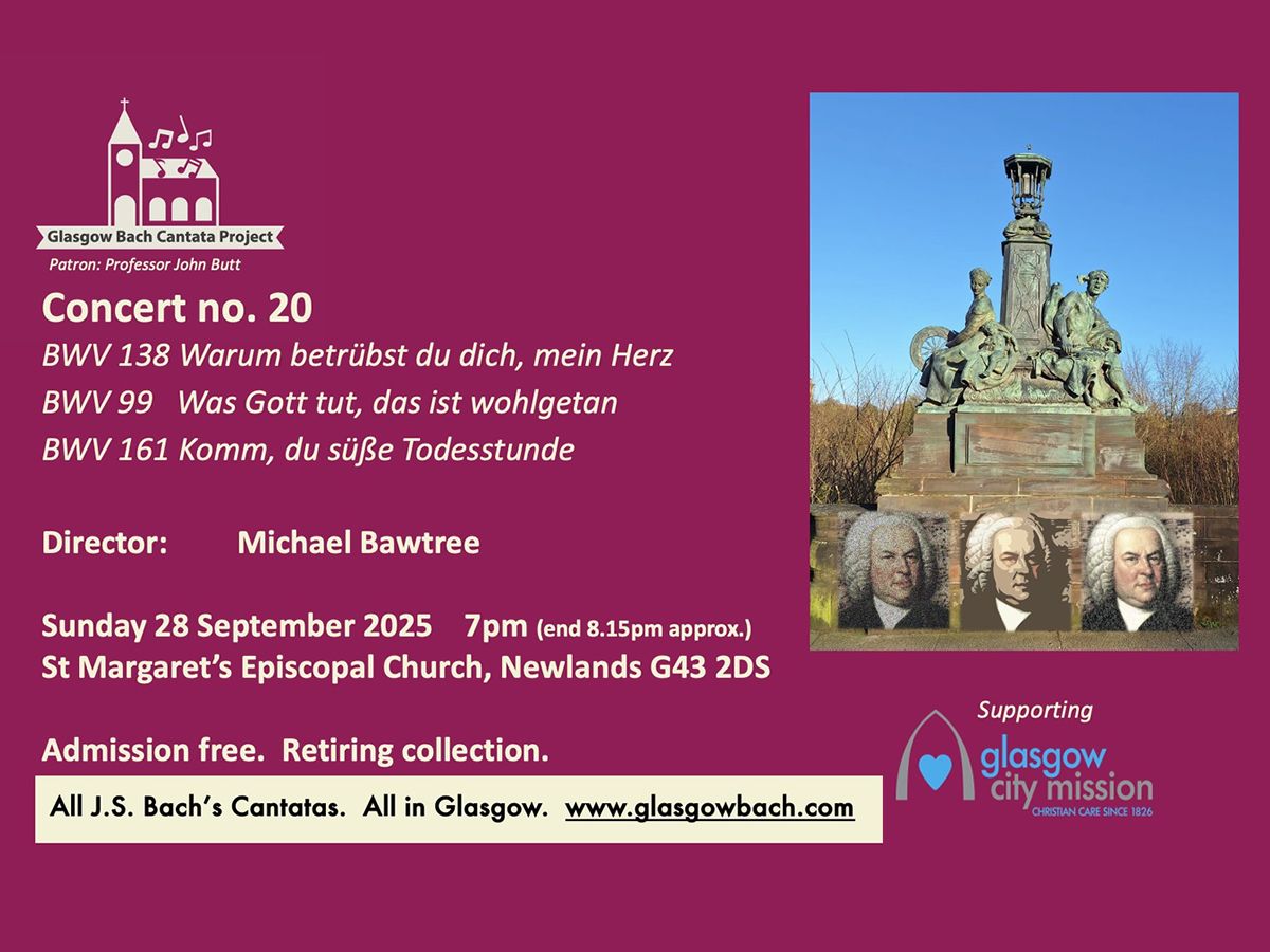 Glasgow Bach Cantata Project: Concert Number 20