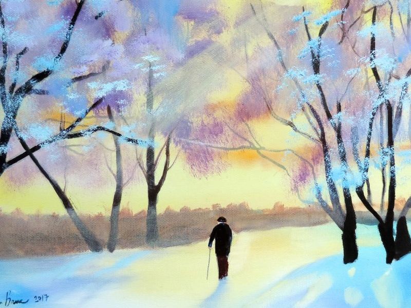 PopUp Painting! Sip and Paint Gordon Bruce’s Winter Light at Embargo