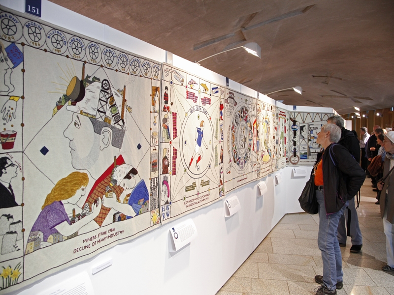 The Great Tapestry of Scotland returns to New Lanark