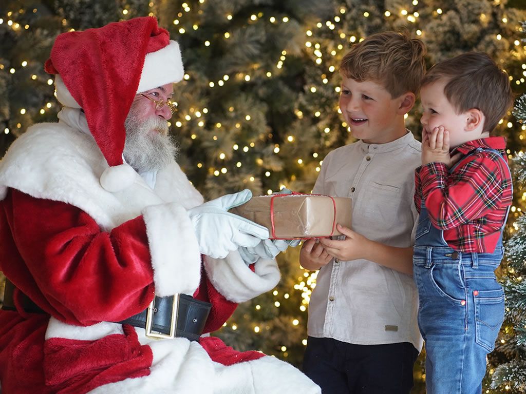 Say Ho Ho Hello to Santa at Dobbies