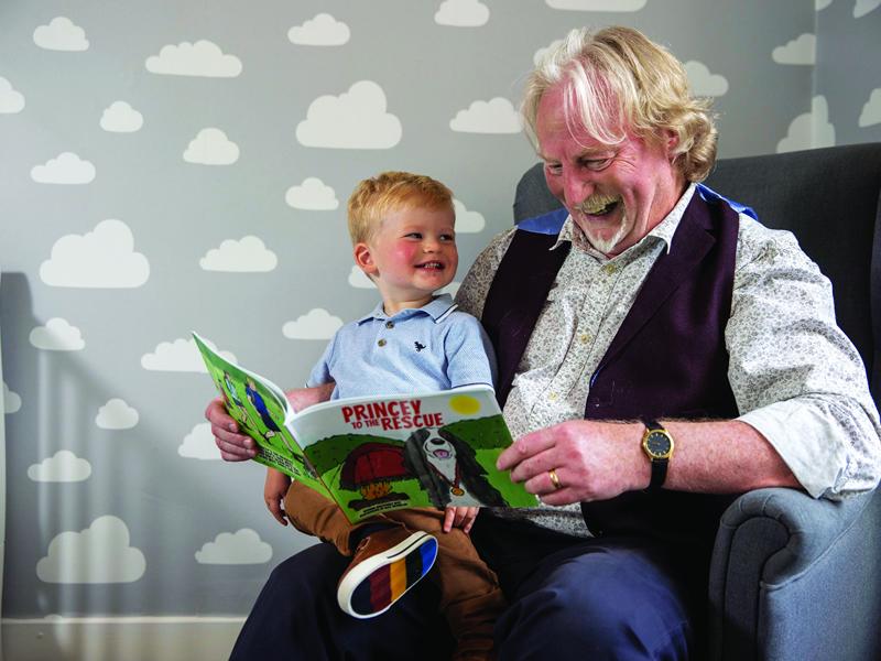 Princey the dog wags his tale after author inspired by grandson