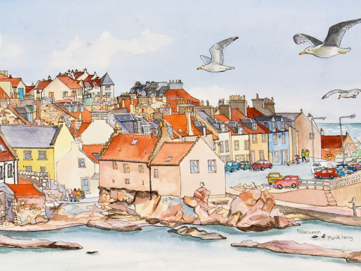 Yolandé Kenny : Watercolours of our Beautiful Fife Coast