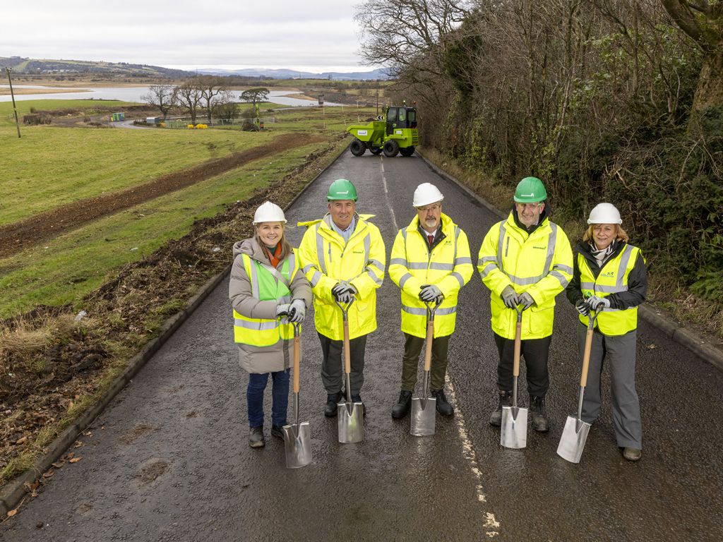 Groundbreaking ceremony marks the start of Aurs Road transformation