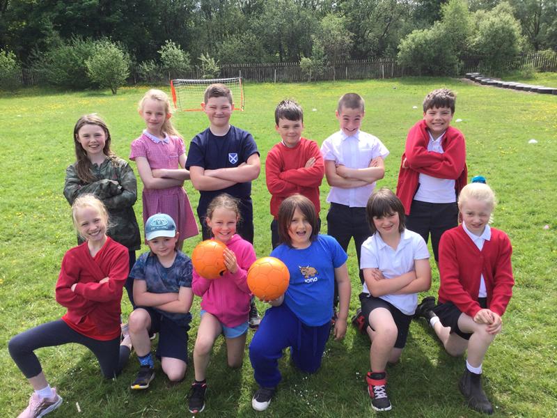 East Renfrewshire pupils score football fun