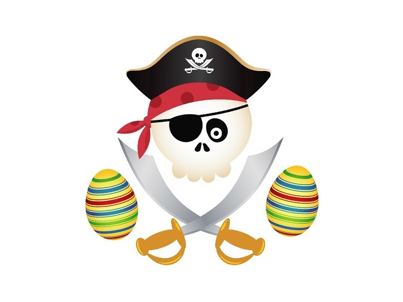 Pirate Easter Egg Treasure Hunts!