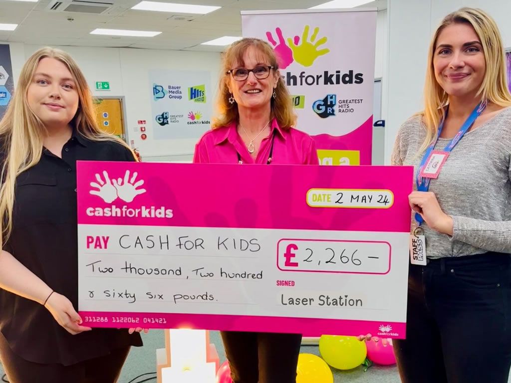 Laser Fundraiser Marathon for Cash for Kids will benefit 412 Children