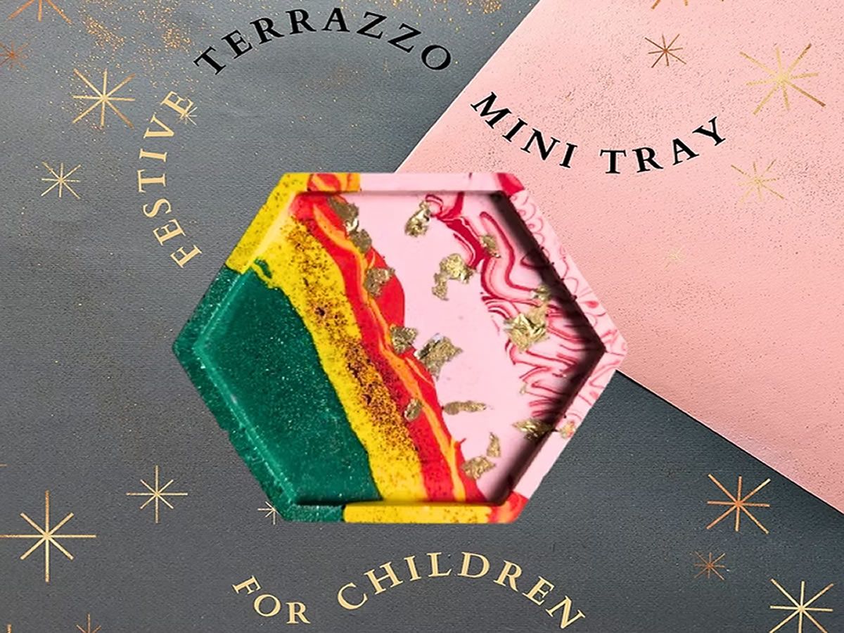 Terrazzo Christmas Decorations for Children - Eco Resin Craft Workshop