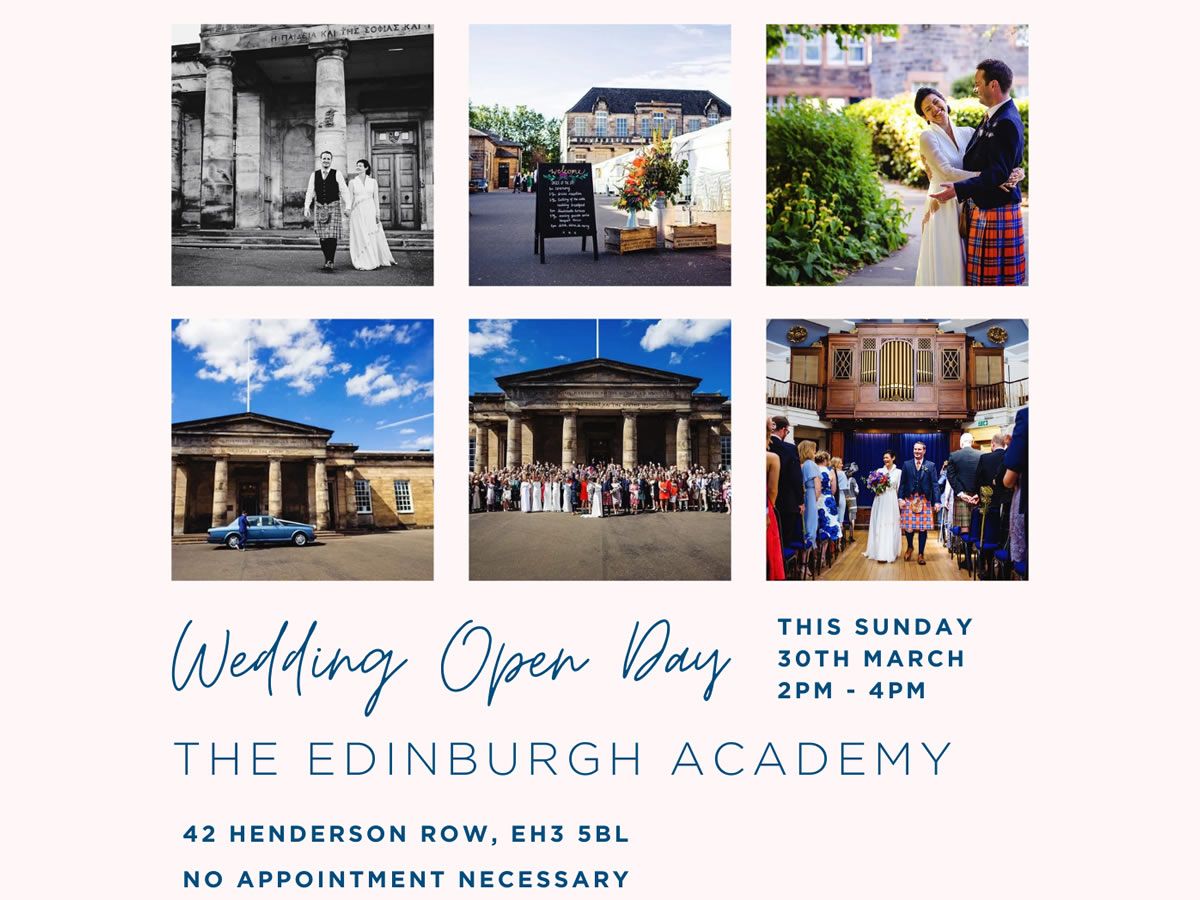 The Edinburgh Academy Wedding Open Day