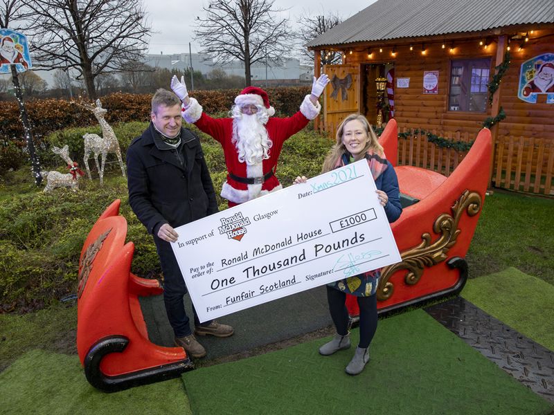 Christmas gift to charity is a grotto cash!