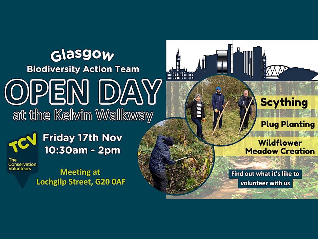 Open Day at the Kelvin Walkway - Glasgow Biodiversity Action Team