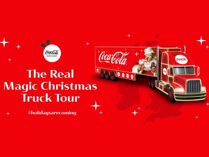 Coca Cola Christmas Truck Tour Glasgow at Silverburn, Glasgow South
