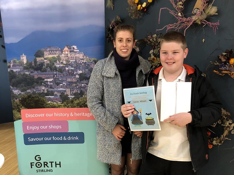 Stirling Schoolboy wins iPad in Halloween Contest