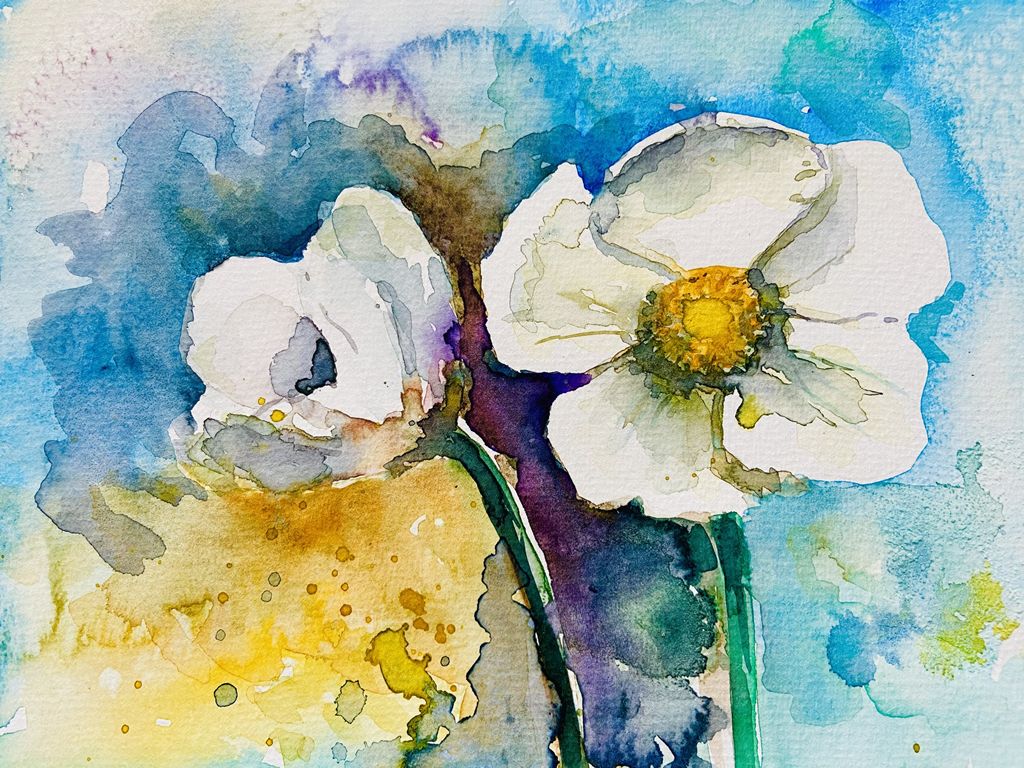 Adult Sunday Taster Session: Expressive Floral Watercolour Painting
