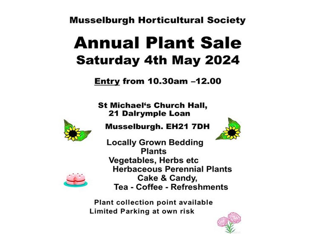 Musselburgh Horticultural Society Annual Plant Sale