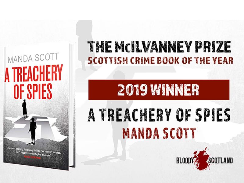Manda Scott revealed to be the winner of the 2019 McIlvanney Prize
