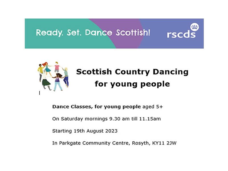Scottish Country Dancing classes for young people age 5+