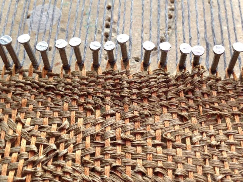 Nail Loom Weaving with Louise Martin at Central Scotland School of