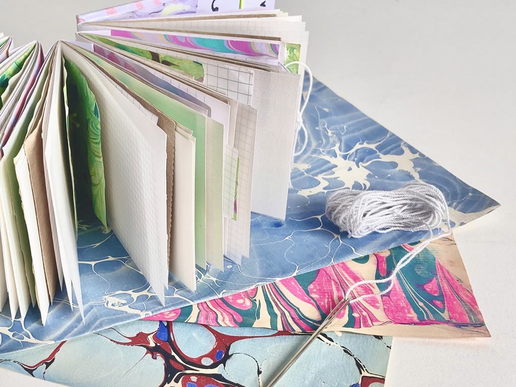 Paper Marbling and Bookbinding
