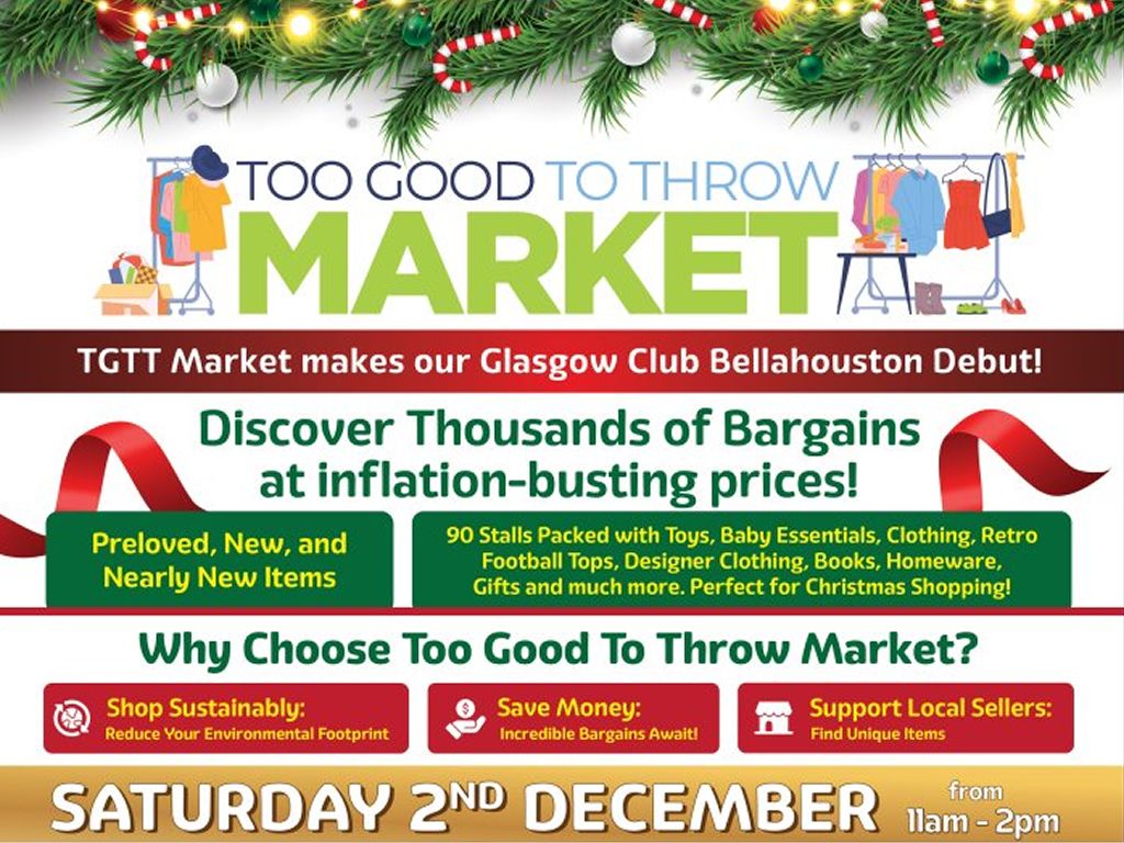 The Too Good To Throw Christmas Cracker Market: Bellahouston