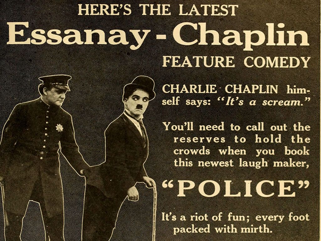 Silent Film Cinema: Charlie Chaplin’s Police (1916)