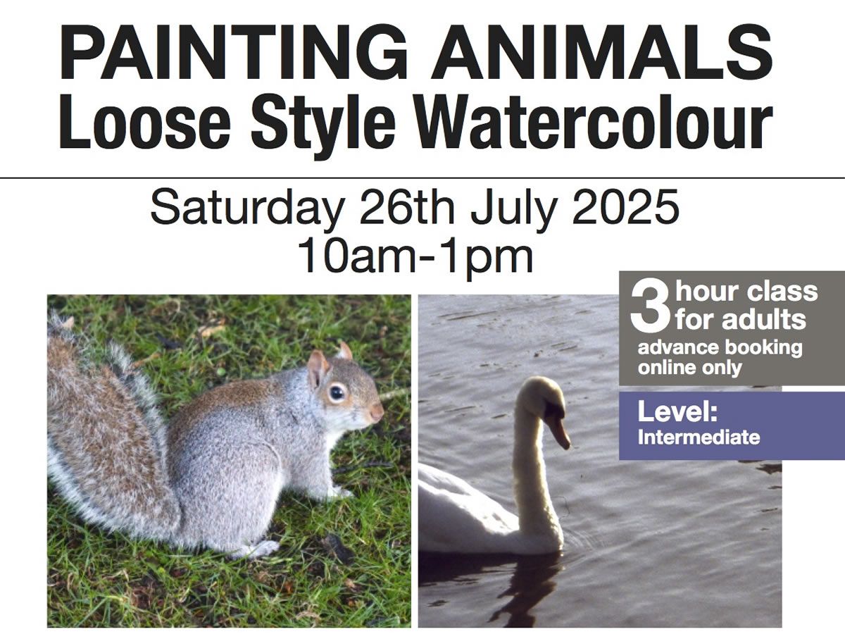 Painting Animals: Loose Style Watercolour