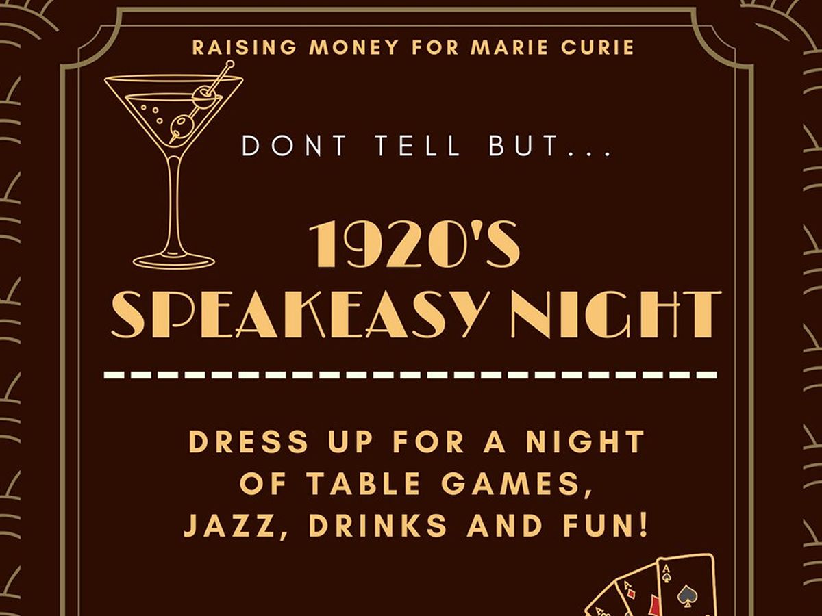 Don’t Tell... 1920s Speakeasy Night