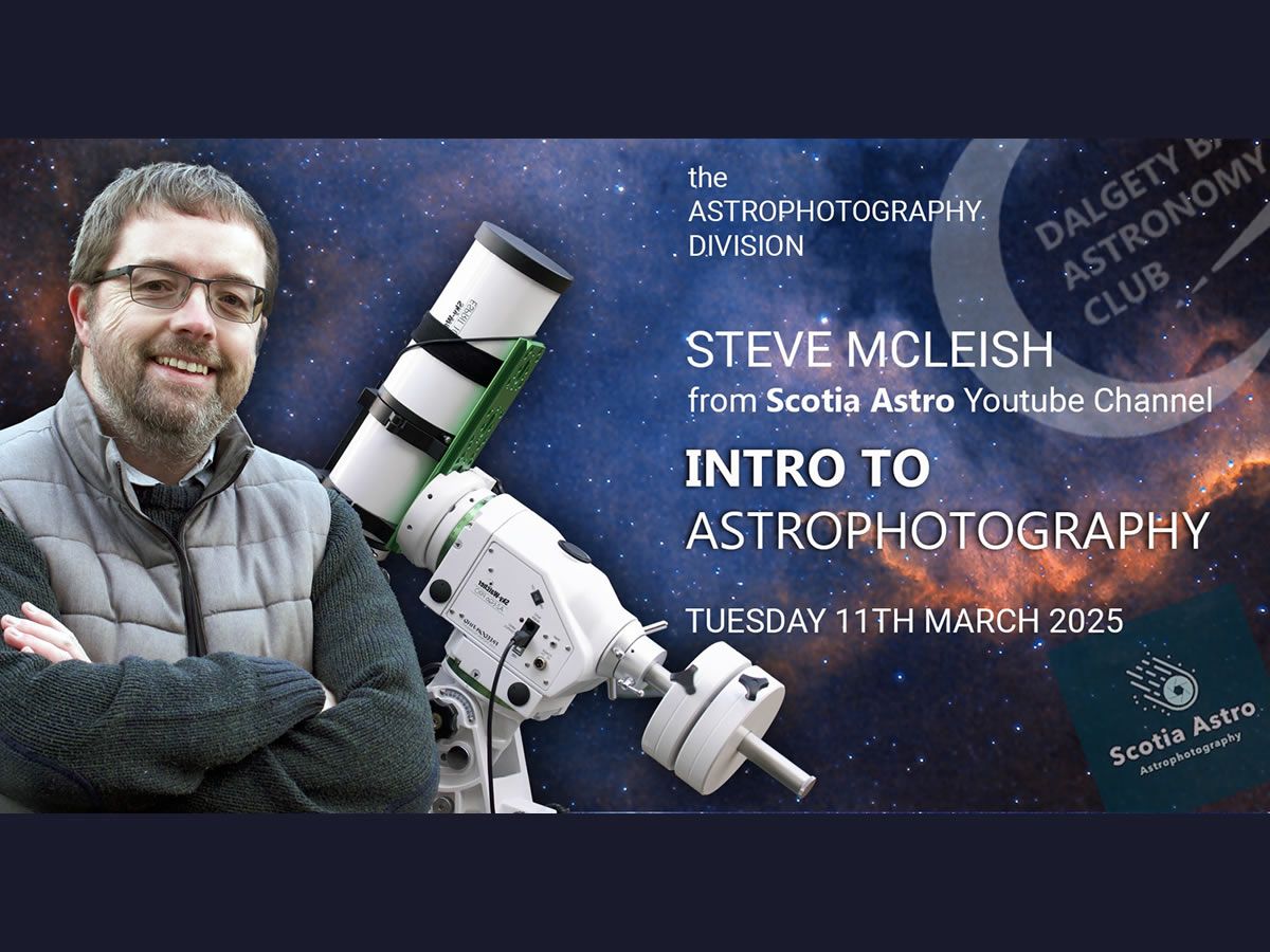 Introduction to deep space Astrophotography - CANCELLED