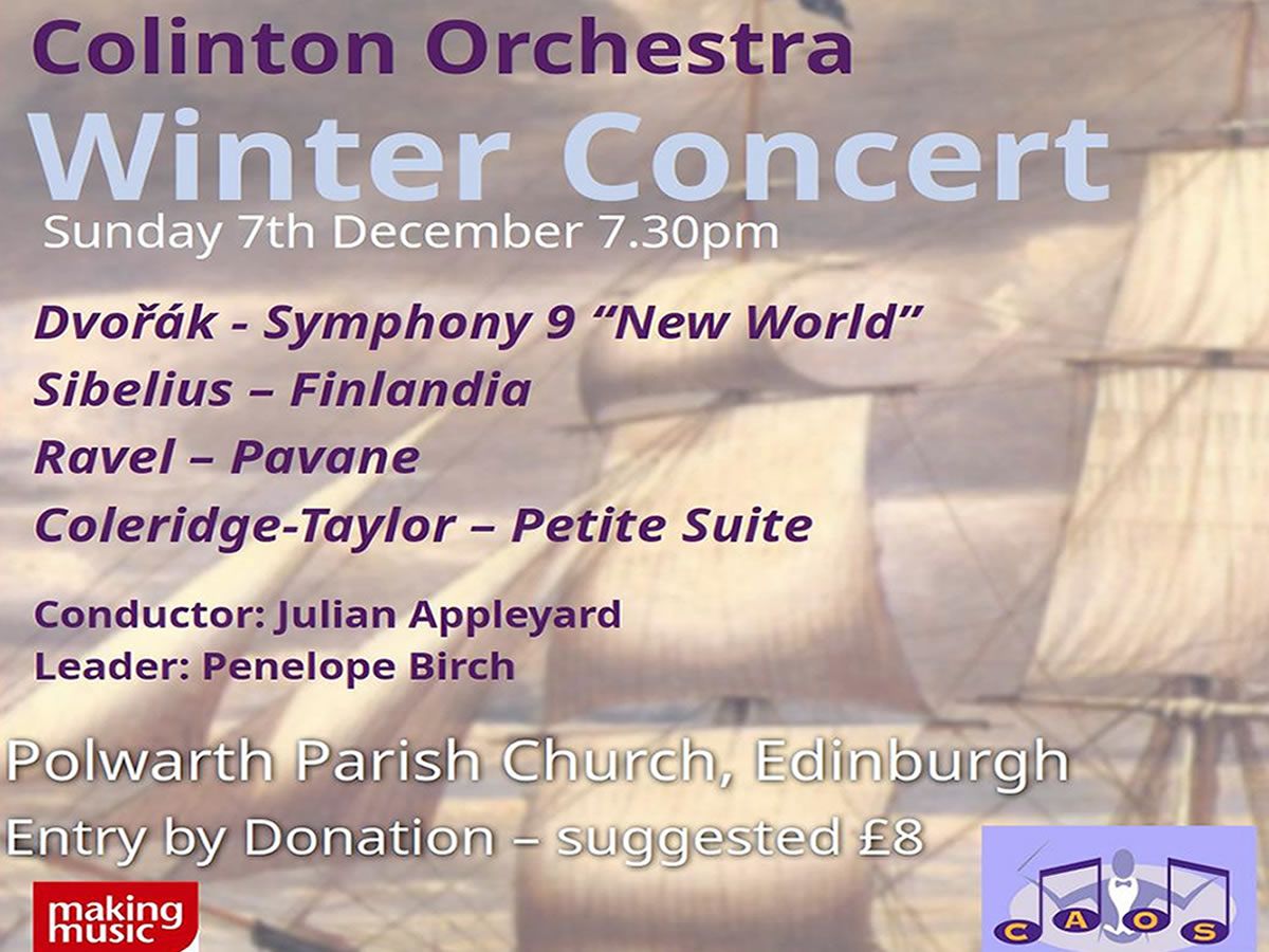 Colinton Orchestra Winter Concert