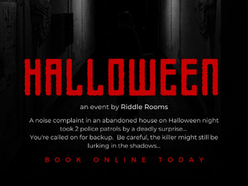 Halloween Thrill at Riddle Rooms - Adults Only