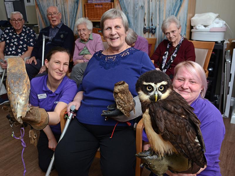 Edinburgh care homes residents take birdwatch weekend to the nest level