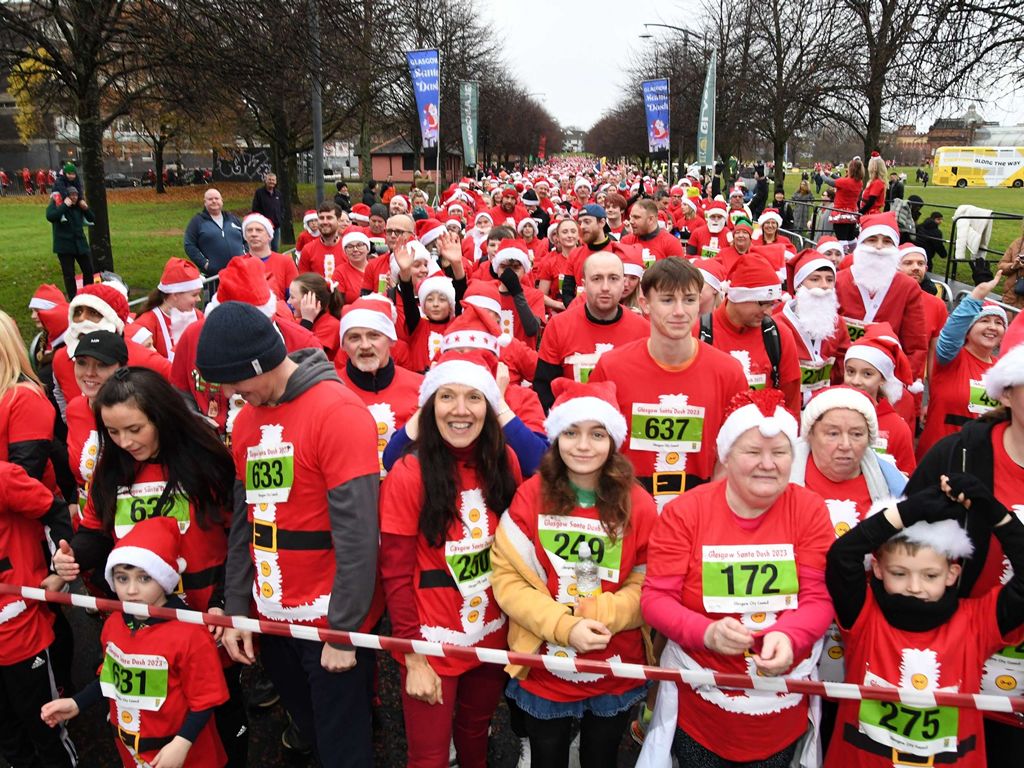 Festive Santa Dash is runaway success