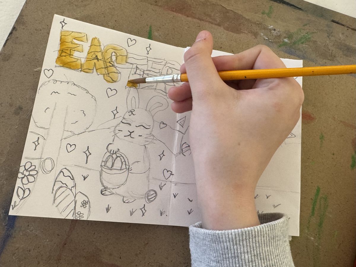 Kids Creative Art Sessions: Make A Zine, Paint A Pebble