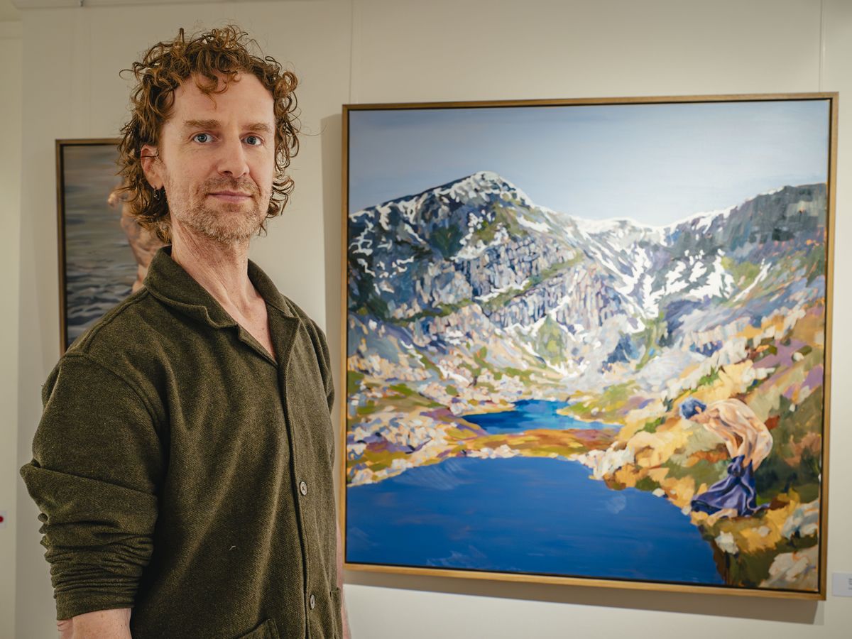 Wild water swimming inspires new Edinburgh exhibition of paintings
