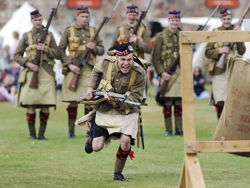 Rock through the ages at Dumbarton Castle