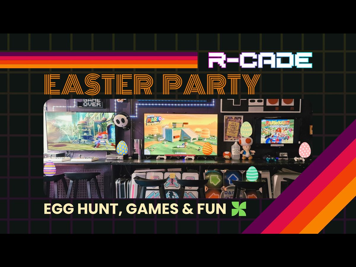 R-CADE Easter Egg Game Party