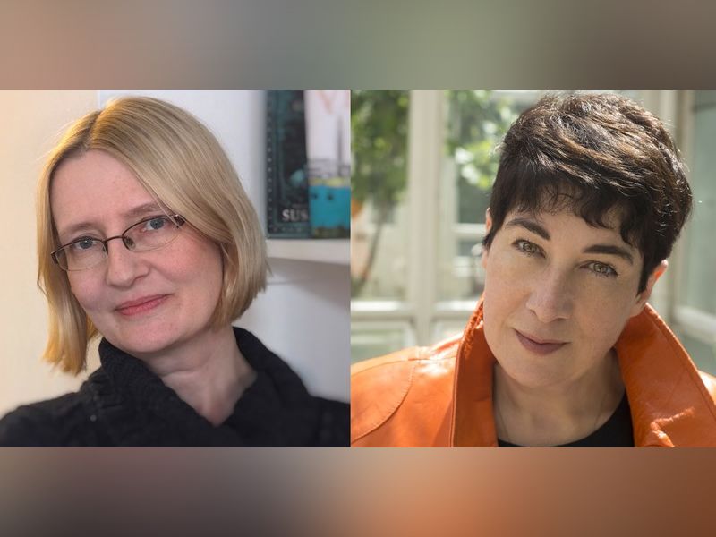 Joanne Harris and Janice Hallett