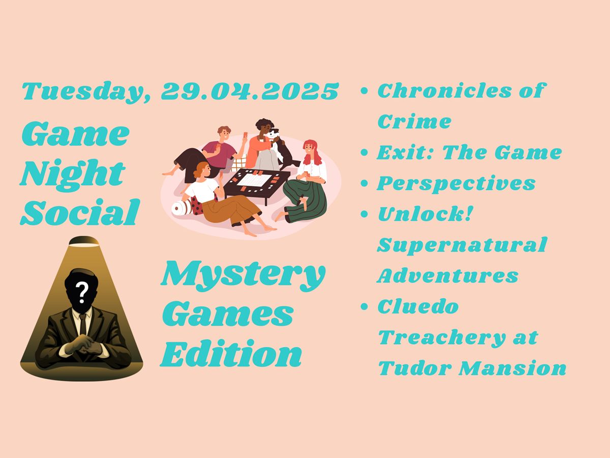 Game Night Social - Mystery Games Edition