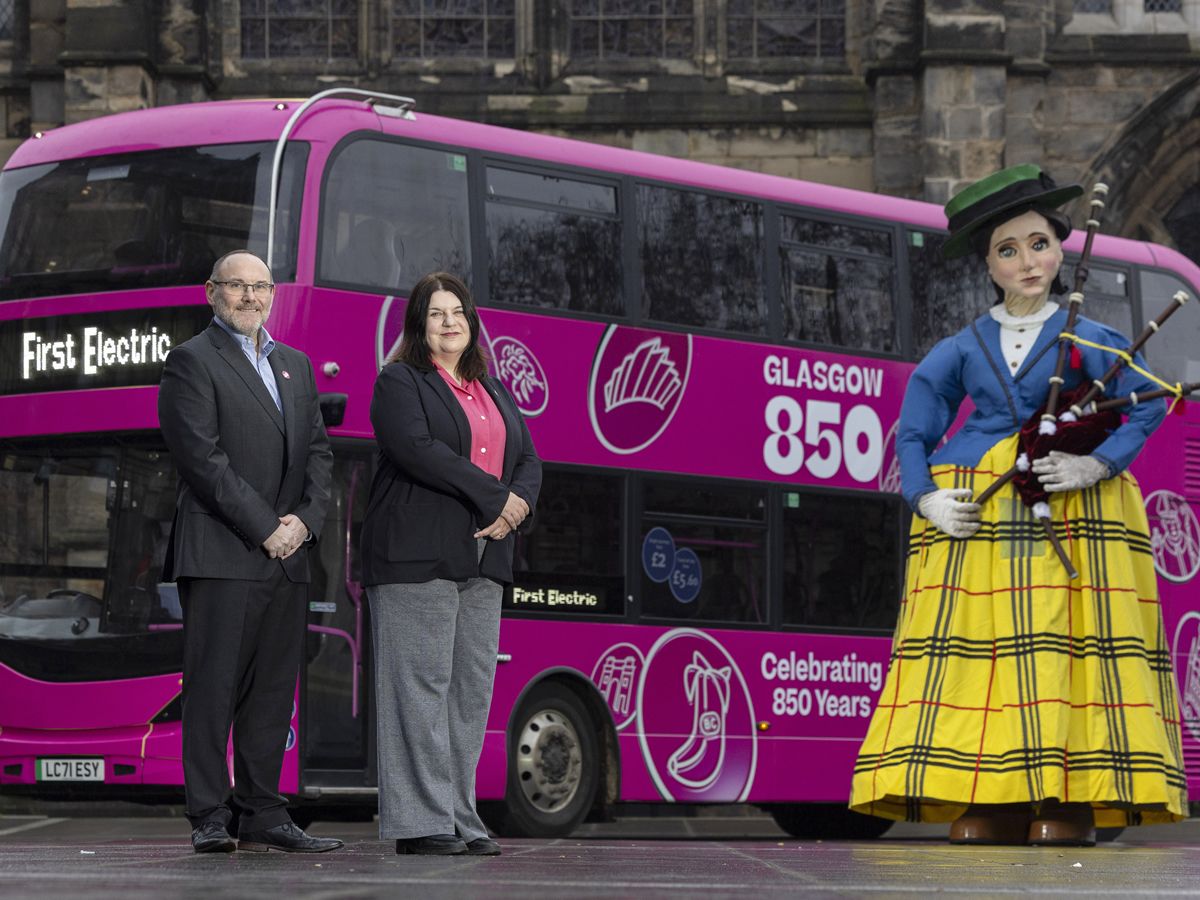 First Bus celebrates Glasgow 850 with over 7,500 free bus journeys