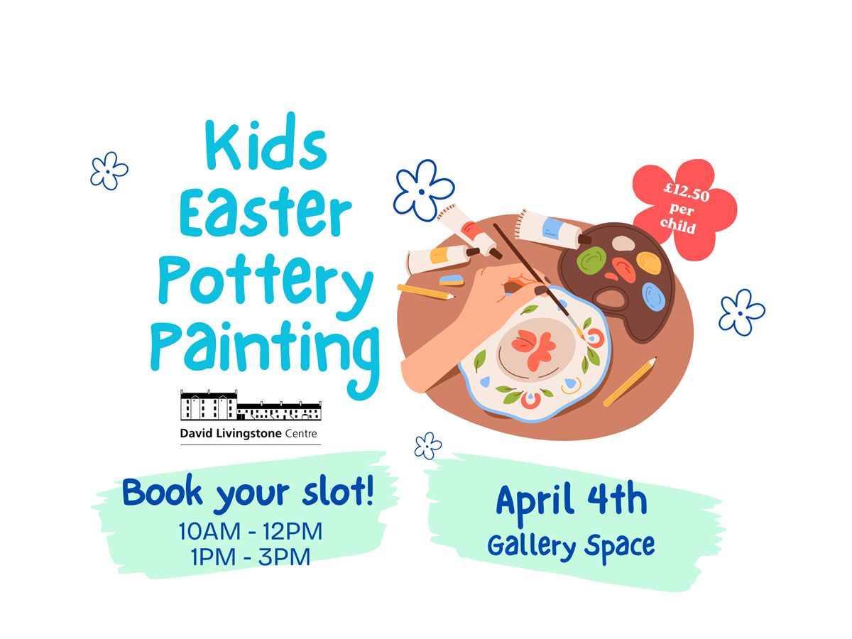 Kids Easter Pottery Painting